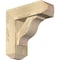 Ekena Millwork Funston Craftsman Rough Sawn Bracket w/ Offset Brace, Douglas Fir, 6"W x 16"D x 16"H BKT0604X16X16FST04RDF - alternate 1